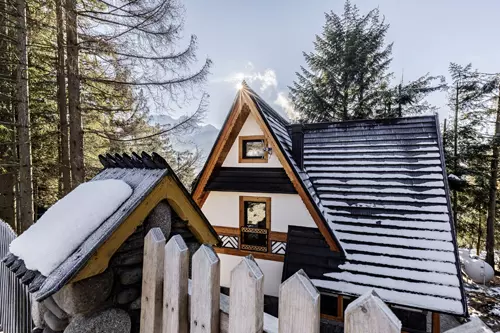 Widok na Willę Kościelisko, Zakopane